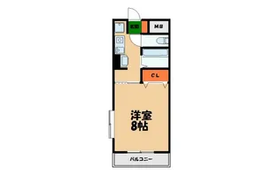 スリーポインツ4【2階】の間取り