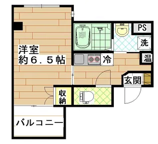 IF俊徳道【5階】の間取り