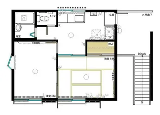 コーポ東いわき【2階】の間取り