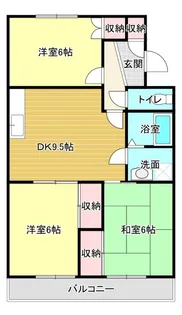マンションラポール【2階】の間取り