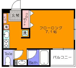オーキッドハウス【1階】の間取り