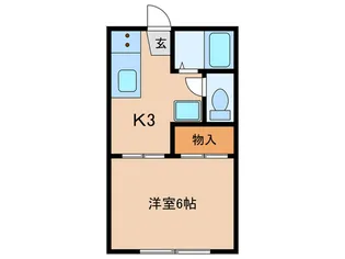 フォーブル加藤【1階】の間取り