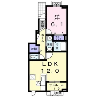 P.H.3【1階】の間取り