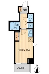 ジョイシティ住吉II【2階】の間取り