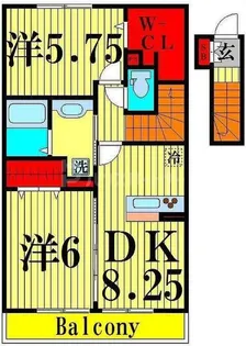 アンタレス【2階】の間取り