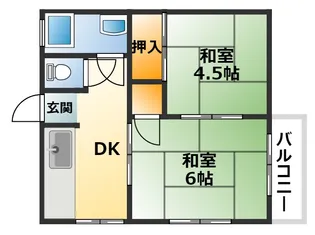 高倉文化【1階】の間取り