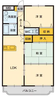ドリームハウス【2階】の間取り