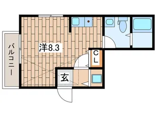アストライア横浜【2階】の間取り