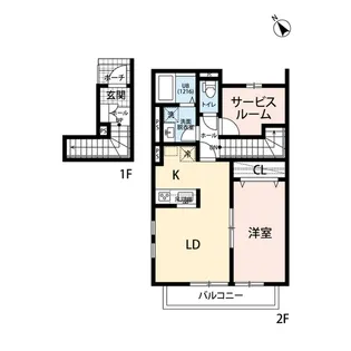 Accord【2階】の間取り