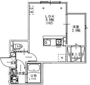 KEIAI RESIDENCE 元山II【1階】の間取り