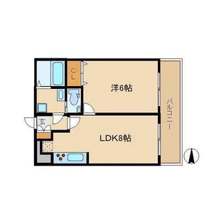 クレスト中野坂上【3階】の間取り