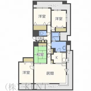 PRIME URBAN円山北四条【13階】の間取り