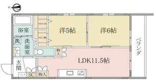 (シニア限定)ヘーベルヴィレッジお花茶屋~たからまちVillage~【3階】の間取り