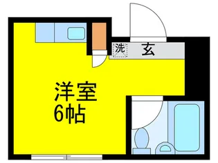 コスタ文の里【5階】の間取り