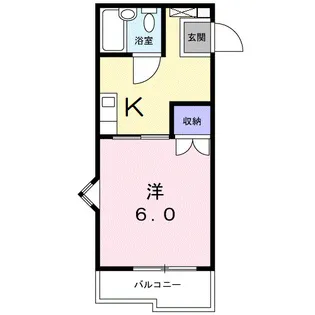 カーサ・ビアンカ【4階】の間取り