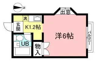 クレセントハウス【1階】の間取り