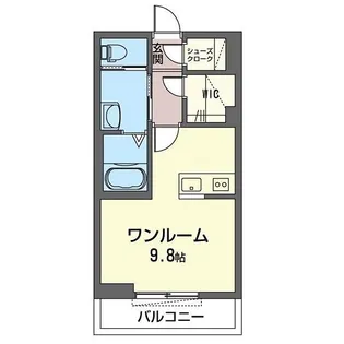 ラリュール【2階】の間取り