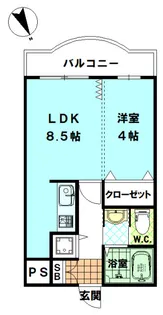 ベレープト【2階】の間取り