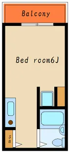 プチメゾン西明石【3階】の間取り