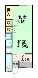 齋藤アパート【2階】の間取り