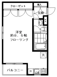 ルードシエン【3階】の間取り