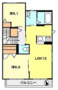 ShaMaison クレベール【2階】の間取り