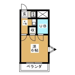 パールマンション立川【3階】の間取り