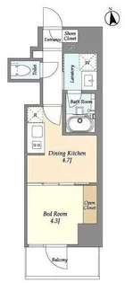 プライマル日本橋馬喰町【7階】の間取り