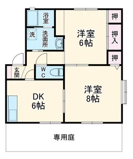 アルコバレーノA【2階】の間取り