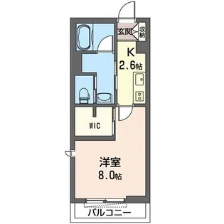 アミコートB【2階】の間取り