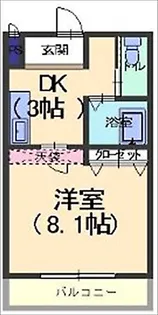 ノースヴィレッジII【4階】の間取り