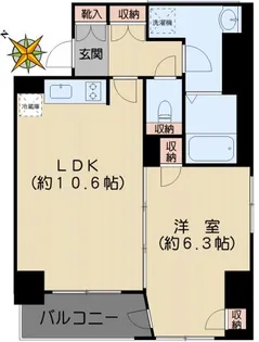 ヒューリックレジデンス茗荷谷【2階】の間取り