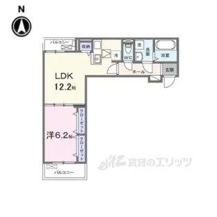 ラヴィエール1【3階】の間取り