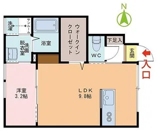 INTEGRAL西開発【1階】の間取り