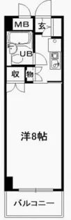 井口クイーンズコート【2階】の間取り