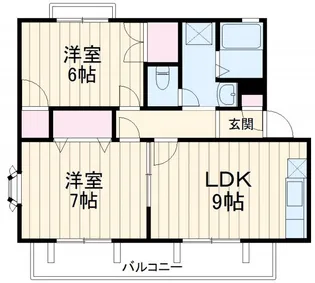 グリーンエステート【2階】の間取り