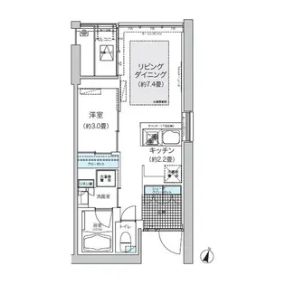 ガーデニエール砧ウエスト【2階】の間取り