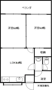 リヴェールIS【1階】の間取り