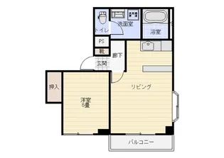 メゾン大友【3階】の間取り