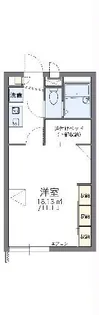レオパレスカリビアンコート【1階】の間取り
