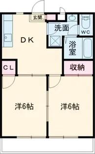 レジデンス本宮【2階】の間取り