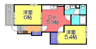 セレッソST2【1階】の間取り