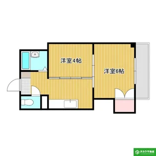 新町ハイツ【3階】の間取り