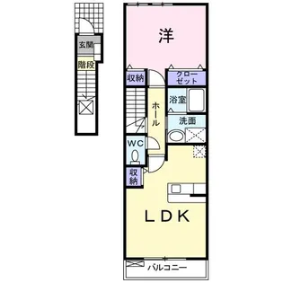 プレシャスコート【2階】の間取り
