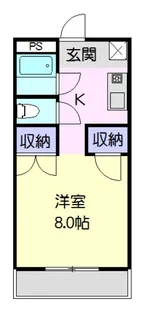 丸七コーポIII【3階】の間取り