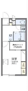 レオパレス潤【2階】の間取り