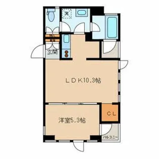 アドレー渋谷本町アネックス【1階】の間取り