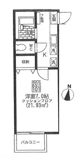 サンヒルズ【1階】の間取り