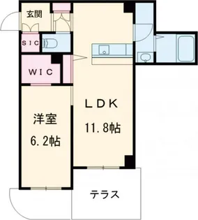 ロイヤルレジデンスMT【2階】の間取り
