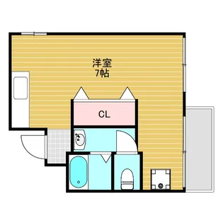 イーズマンション【2階】の間取り